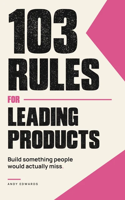 103 Rules for Leading Products cover